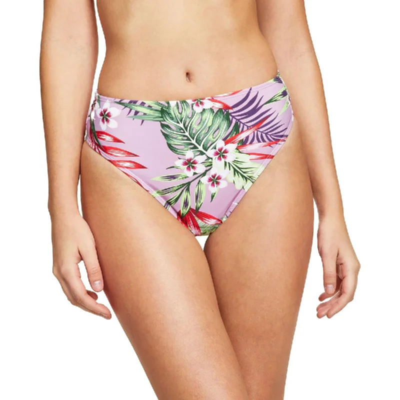 Womens High-Waist Floral Swim Bottom Separates Quick-Dry Tankini
