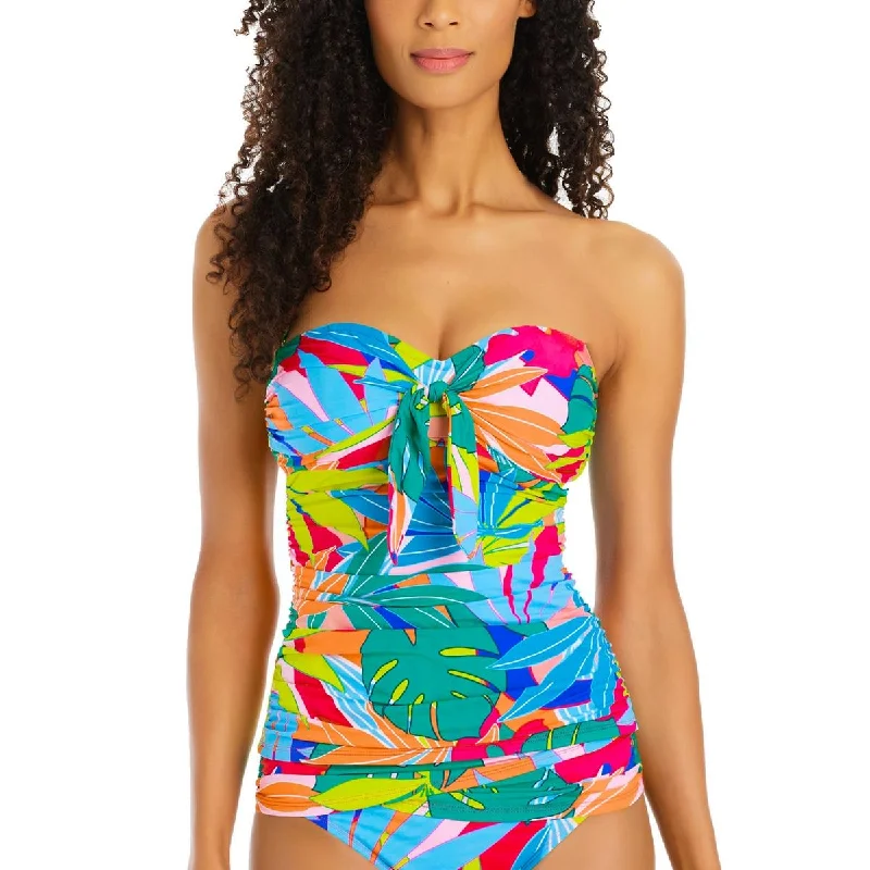 Womens Adjustable Removable Straps Tankini Swim Top Adjustable Swim Top