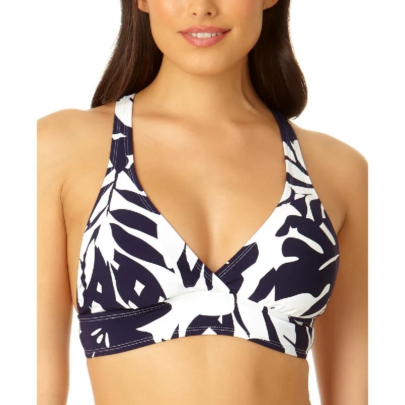 Womens Printed Cross-Back Bikini Swim top Strap Bikini Set