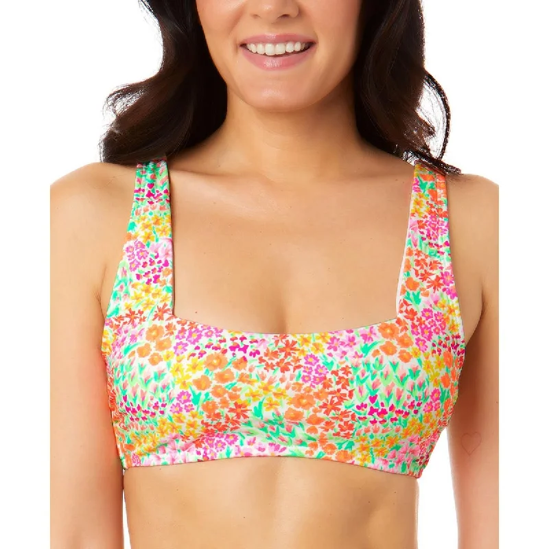 Womens Floral Removable Padding Bikini Swim top Quick-Dry Swimsuit