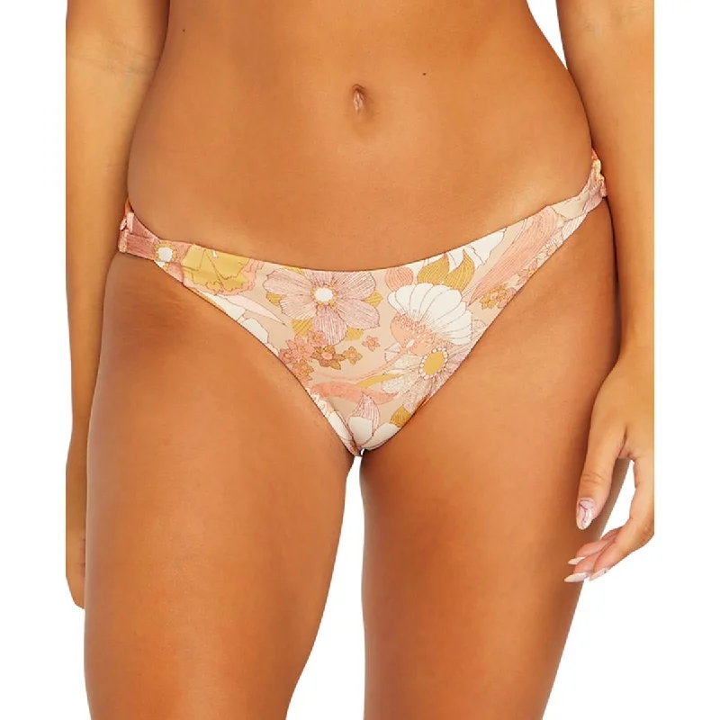 Bloom Shaka Womens Floral Hipster Swim Bottom Separates Swim Dress with Belt