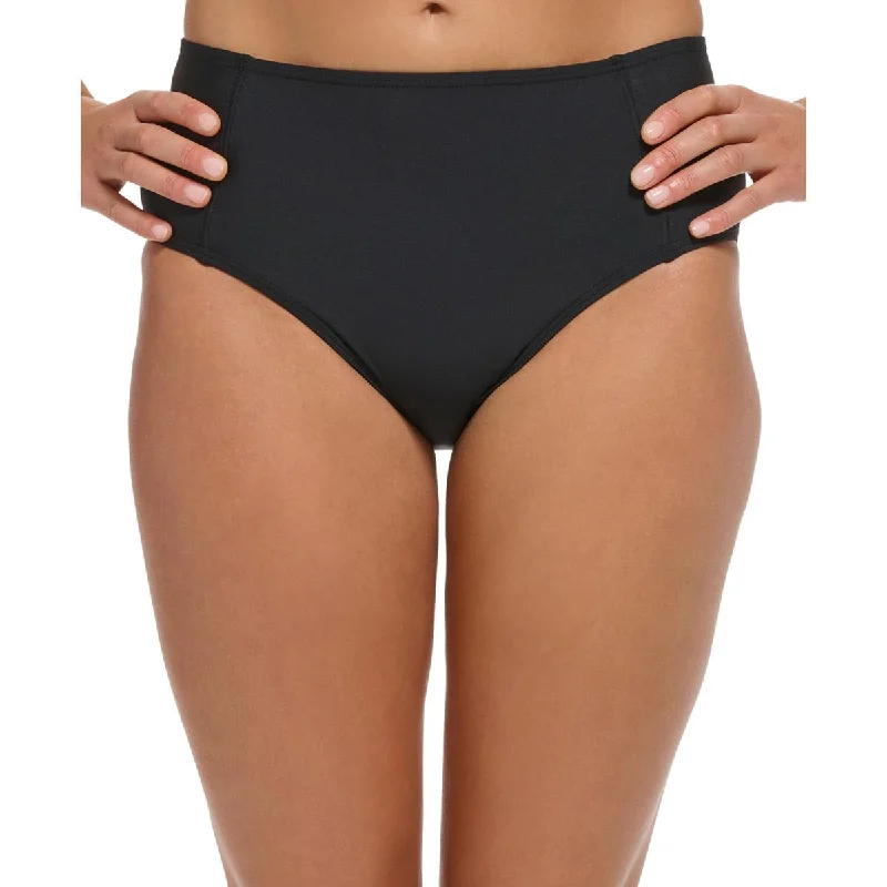 Womens Solid High-Waist Swim Bottom Separates Comfortable Swim Dress