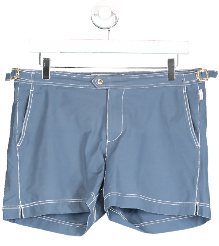 Orlebar Brown Blue Bull Dog Riviera Mid Length Swim Shorts W31 Casual Swim Dress