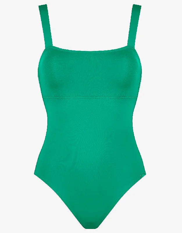 Softline Square-Shaped Swimsuit - Verdant Classic Swimsuit Design