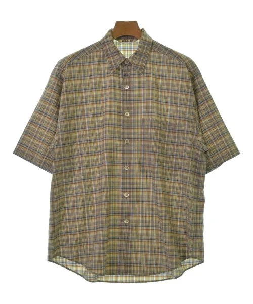 AURALEE Casual shirts-- Chenille Blend Fleece Blend Nylon Blend