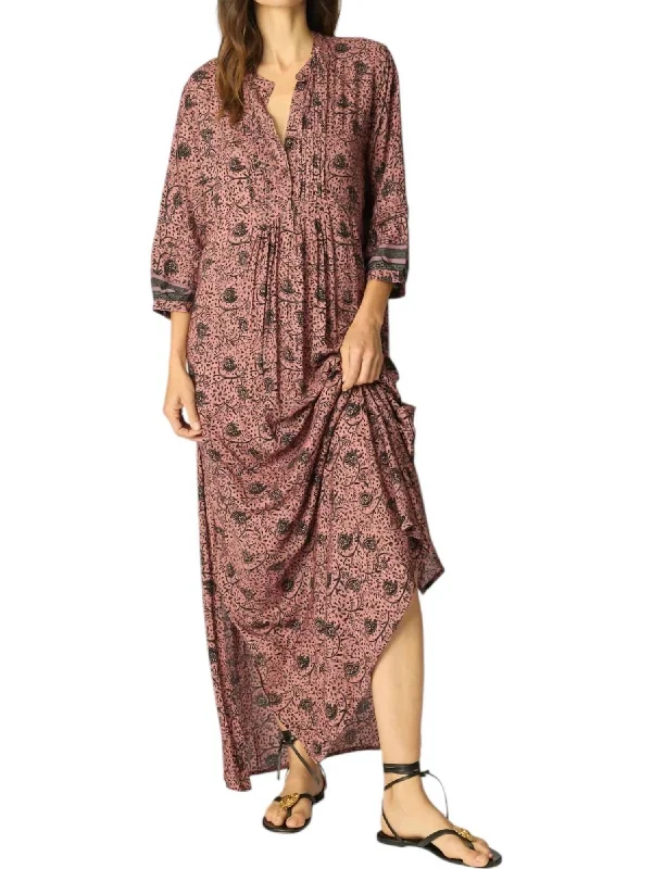 Sammie Dress In Water Lily Mauve Tunics Bridal satin