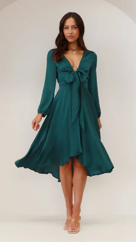 Starry Nights Dress - Emerald Tunics Trendy modern