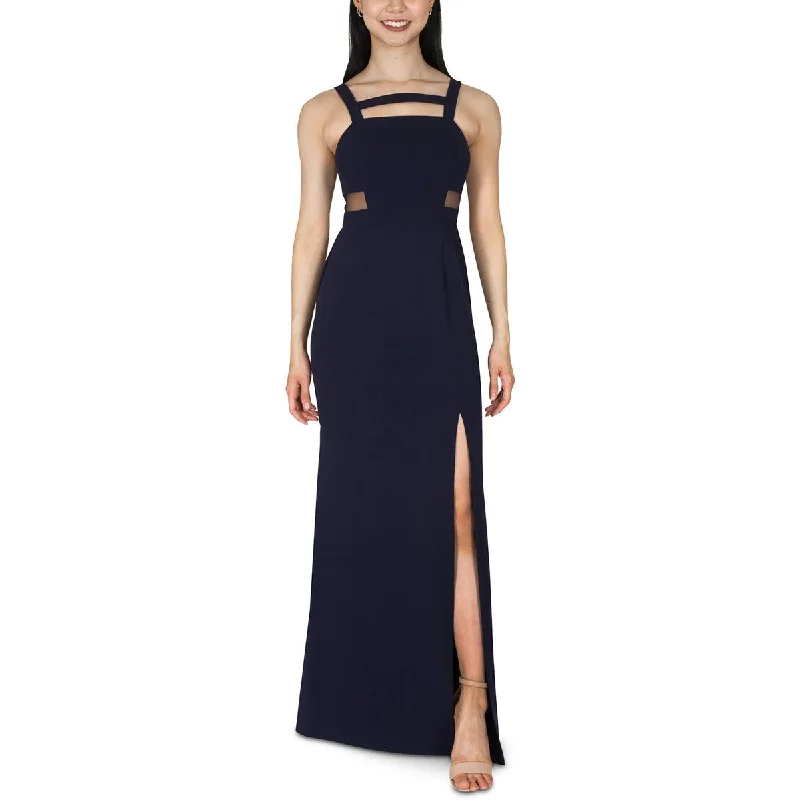 Dear Moon Womens Juniors Caged Long Evening Dress Tunics Modern contemporary