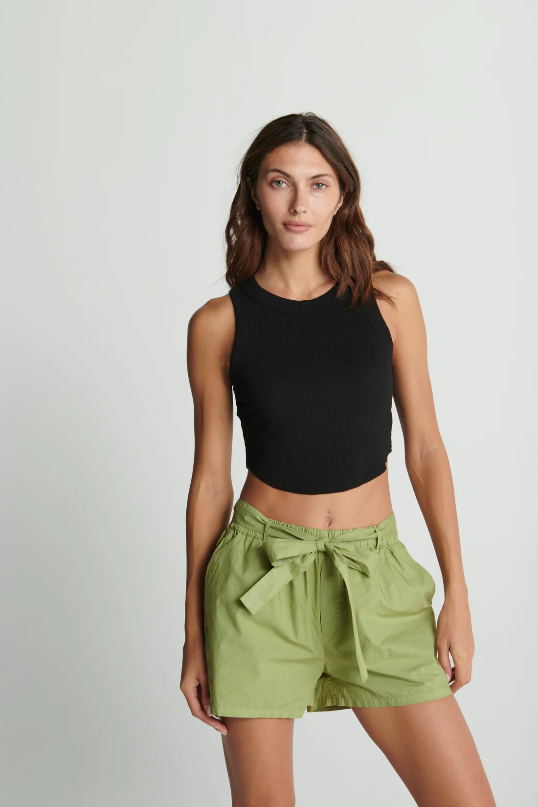 Annika Tank Black - Sundays sleep tank top