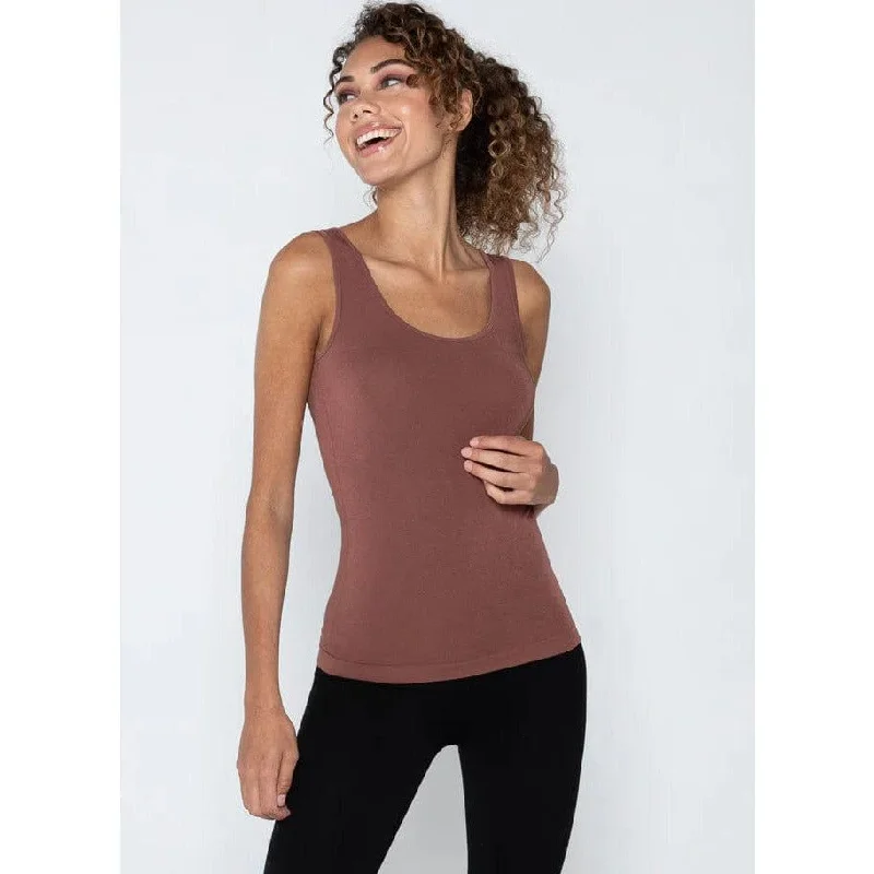 C'est Moi Bamboo Short Tank cotton tank top