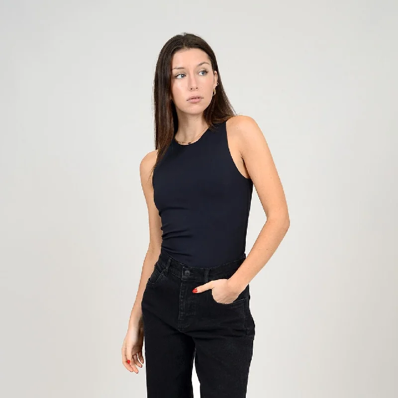 Second Skin Maria Muscle Tank glitter tank top
