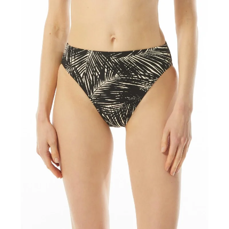 Womens Printed High-Waist Swim Bottom Separates Mesh Swimsuit Top